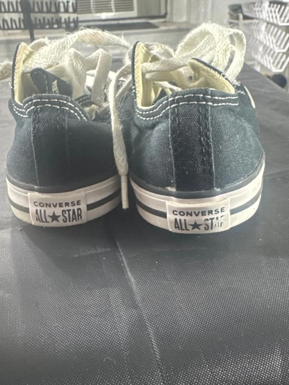 Converse Kids Black and White Low Top Sneakers